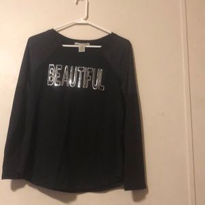 Long sleeve black shirt